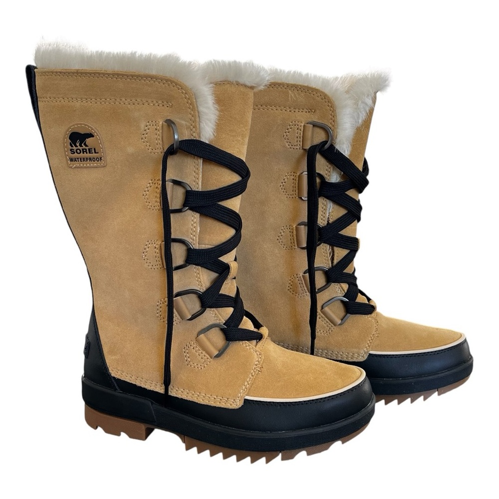 NWT Sorel Tivoli IV Tall Waterproof Boots, Curry Color, Women’s Size 7.5